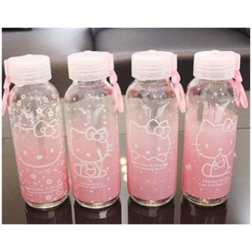 Lovely Glass for Students, Portable Glass High-Temperature, Wholesale Sports Water Bottle